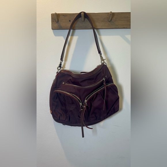 MZ Wallace Handbags - MZ Wallace Paige shoulder bag burgundy/wine color